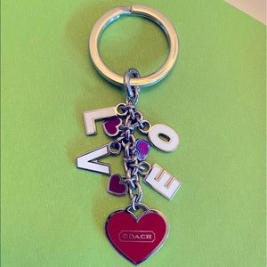 Coach “LOVE” Keychain